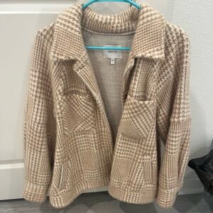 Anthropologie Greylin Houndstooth Shacket